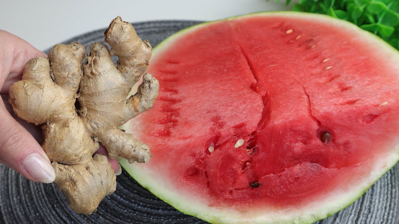 Refreshing Watermelon Juice with Ginger