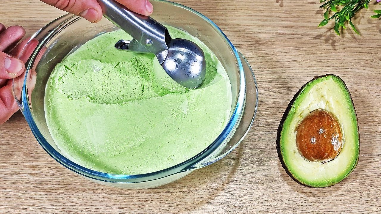 Healthiest Avocado Ice Cream Recipe! I Couldn’t Believe It Was So Delicious! Ready in 5 Minutes!