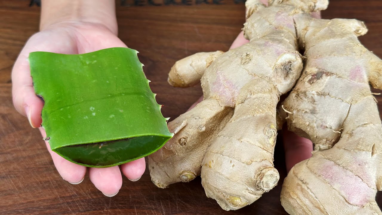 Ginger and Aloe Vera: A Natural Elixir for Youthful Skin