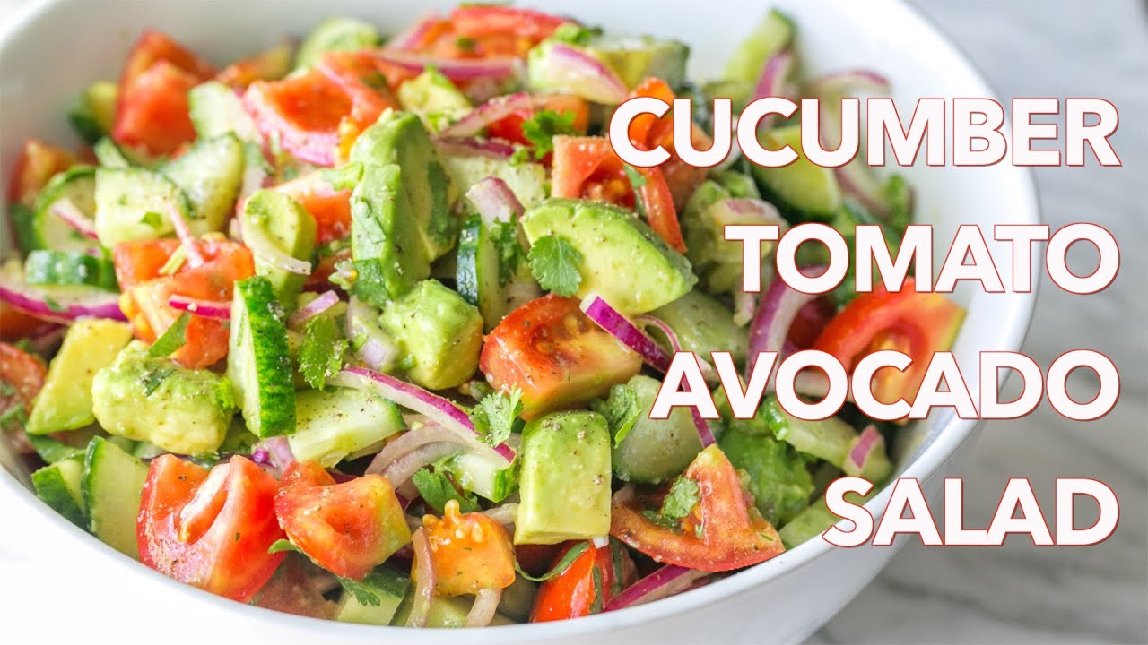 Cucumber Tomato Avocado Salad Recipe: A Fresh and Flavorful Delight