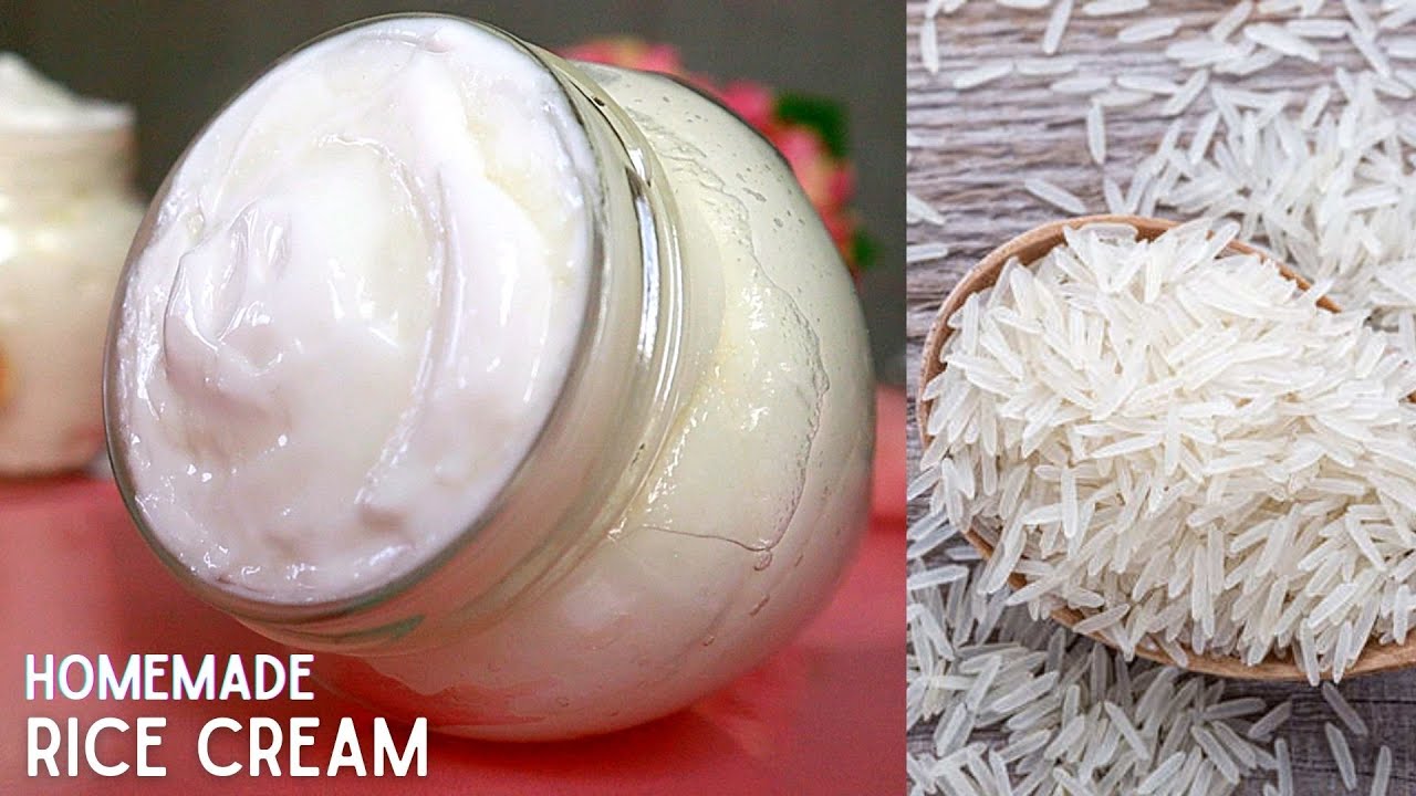 Korean Rice Cream: Lightens Dark Areas, Removes Spots and Freckles