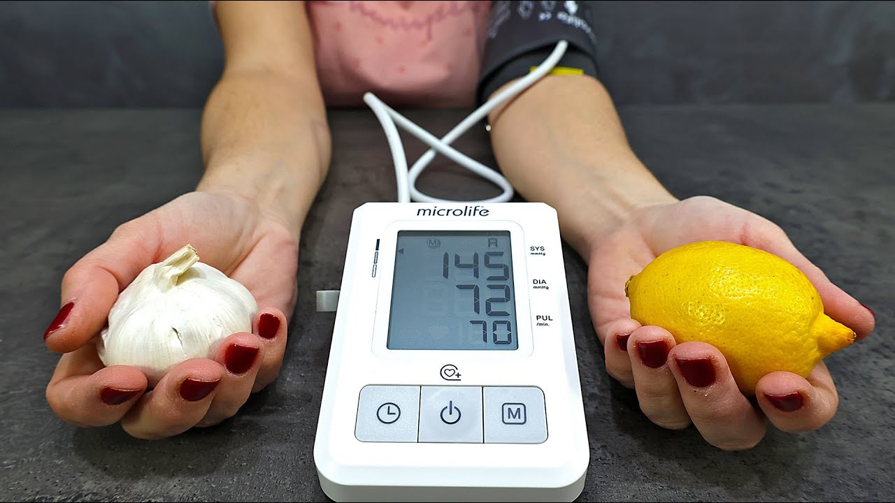 Lower High Blood Pressure Without Medication! Naturally Combat Hypertension with Lemon and Garlic