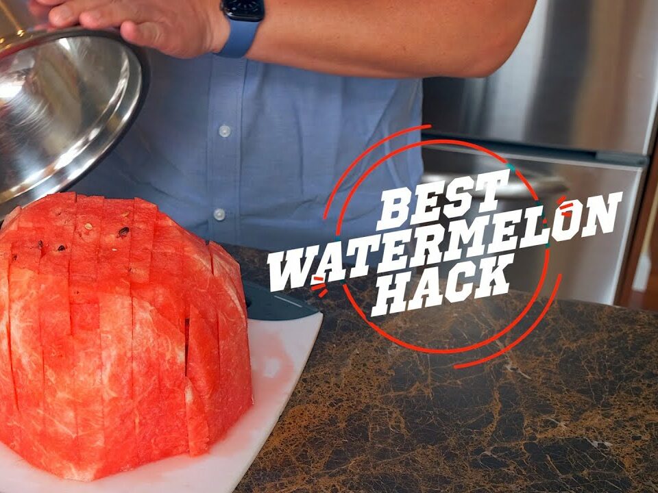 The BEST & EASIEST Way to Cut a Watermelon – It’s the Only Way You’ll Need