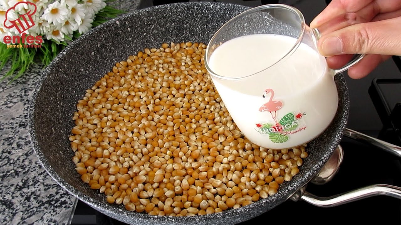 If You Have 1 Glass of Corn and Milk, Try This Recipe! Incredibly Good!