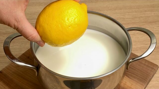 Just put a lemon in boiling milk and you will be surprised. Not many people know for this