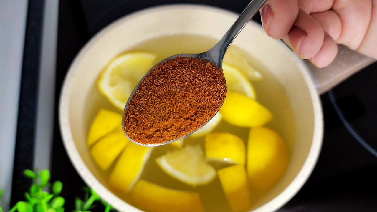 Secret Military Drink for Losing Weight: Cloves Powder and Lemon