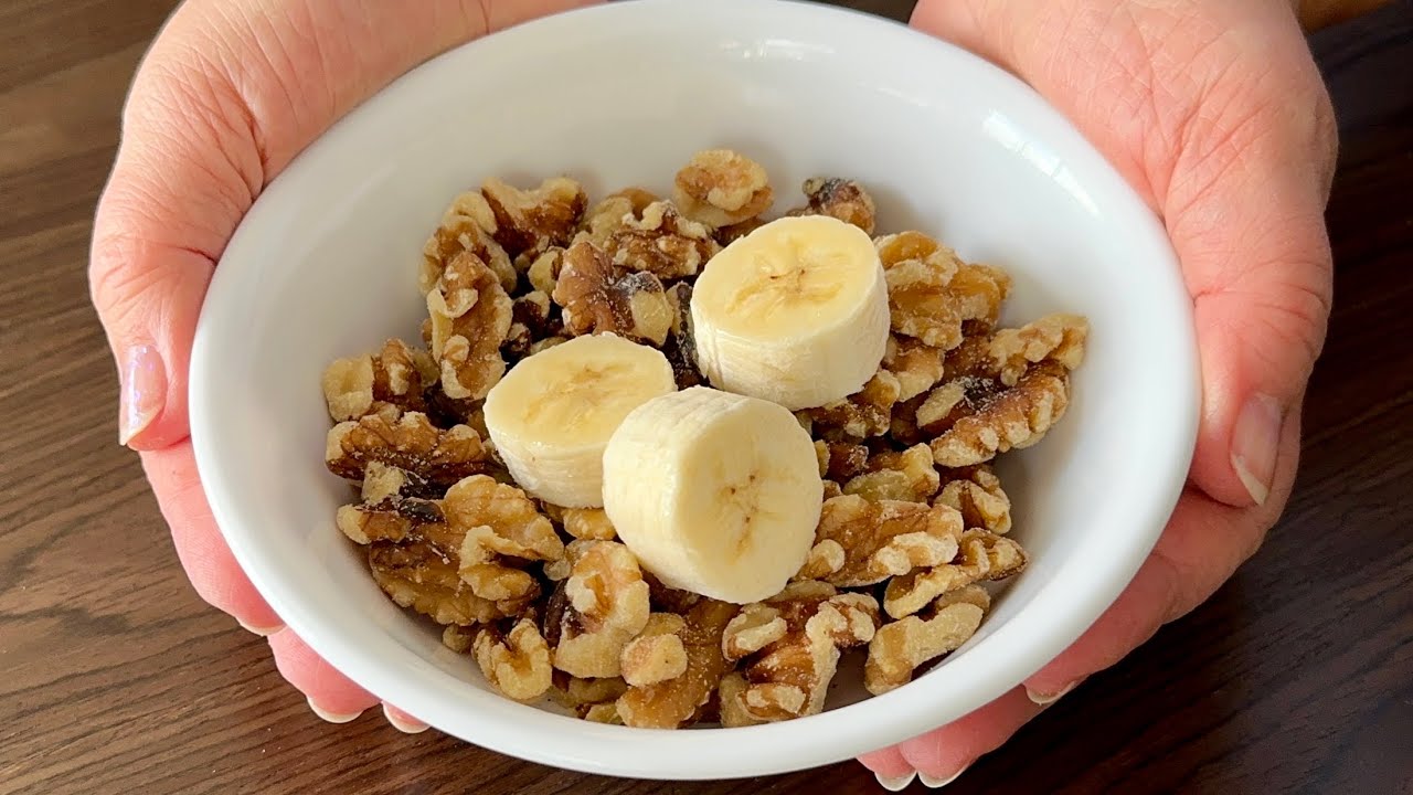 Only 2 Ingredients! You Will Be Surprised: Whisk Together Banana and Walnuts