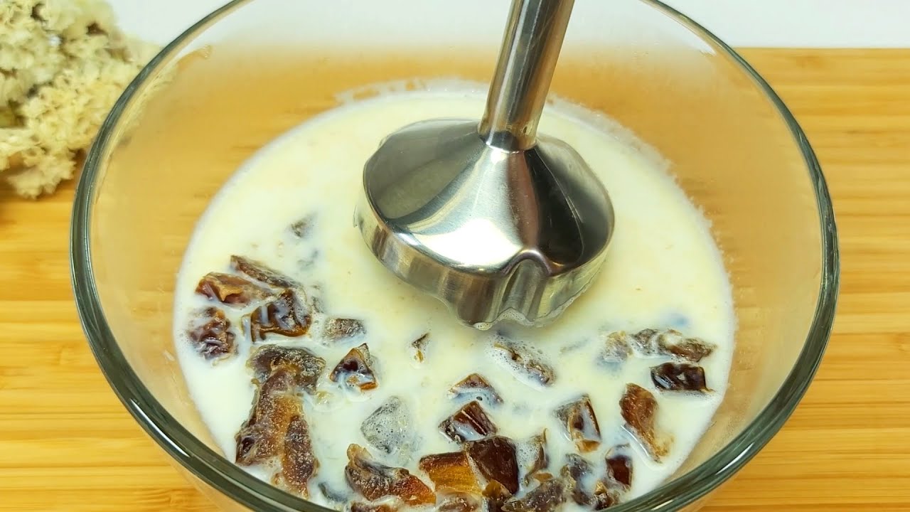 Whisk Milk with Dates❗ Teach All Your Friends How to Make This Yummy Treat! 🥛🍯