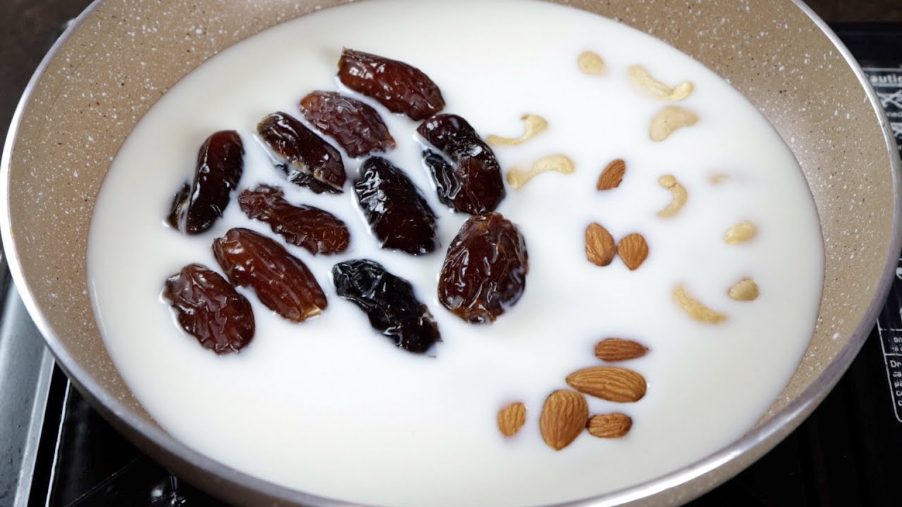 Start Drinking dates mix with milk – See what happens to your Body