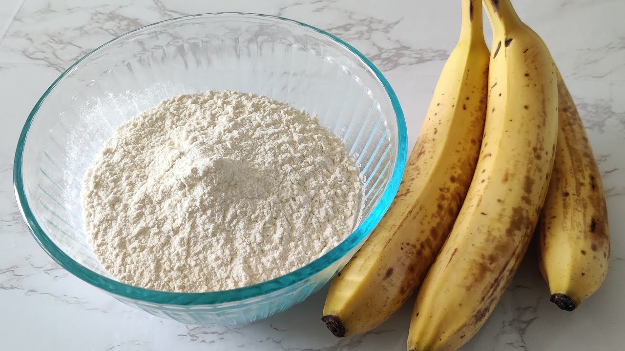 Only Banana and Flour! No Egg, No Milk, No Sugar, No Butter, No Knead – Easy Recipe for Vegans