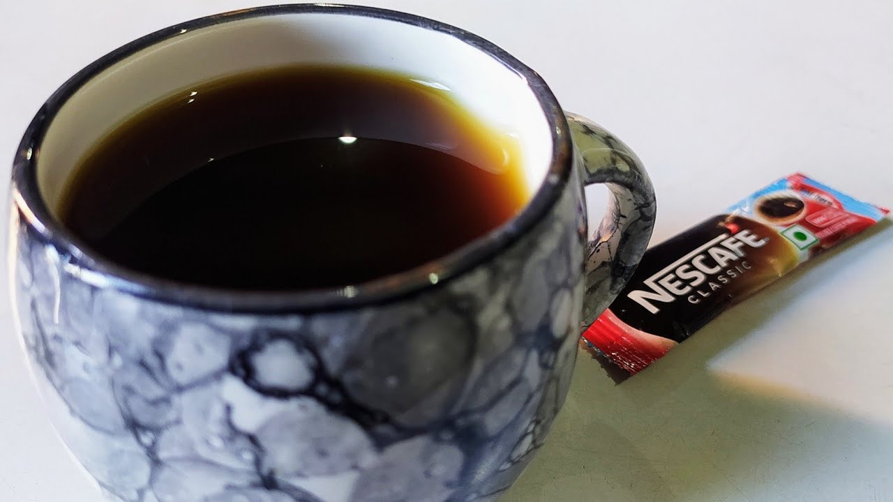 Black Coffee Recipe | Make Black Coffee at Home with Nescafe ☕😋