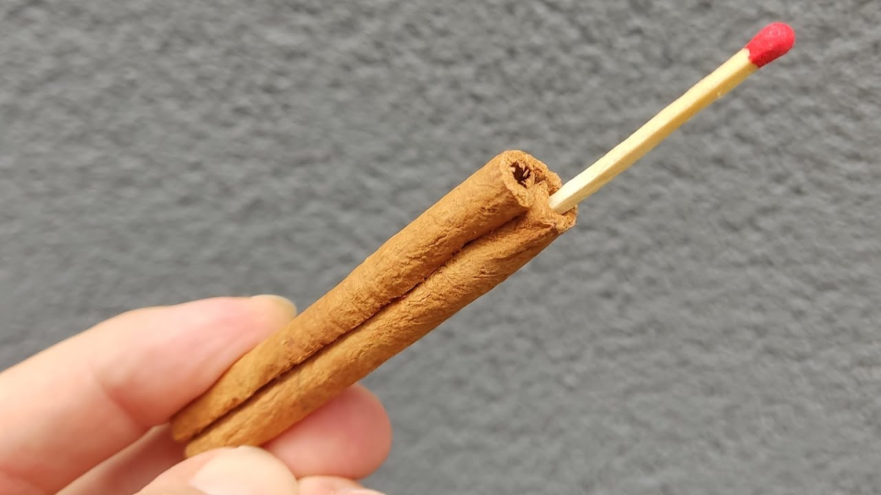 Put a Match in the Cinnamon! You Will Be Completely Surprised (Did You Know That?)