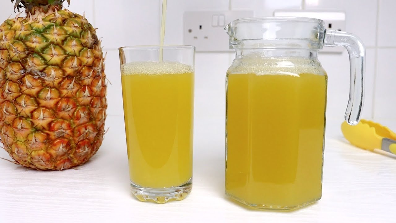 How to Make Pineapple Juice in a Blender | Homemade Pineapple Juice 🍍🥤