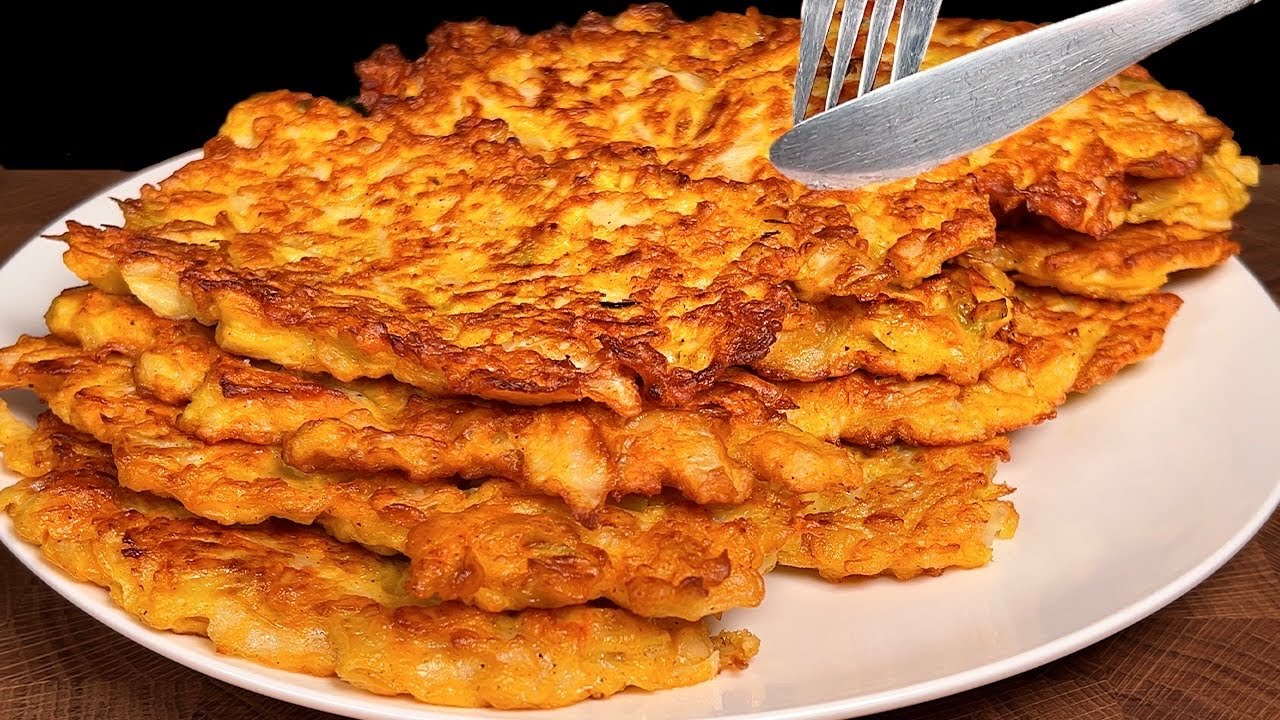 I Take Cabbage and 3 Eggs. This Recipe Will Drive You Crazy! Family Recipe! (Fritters)