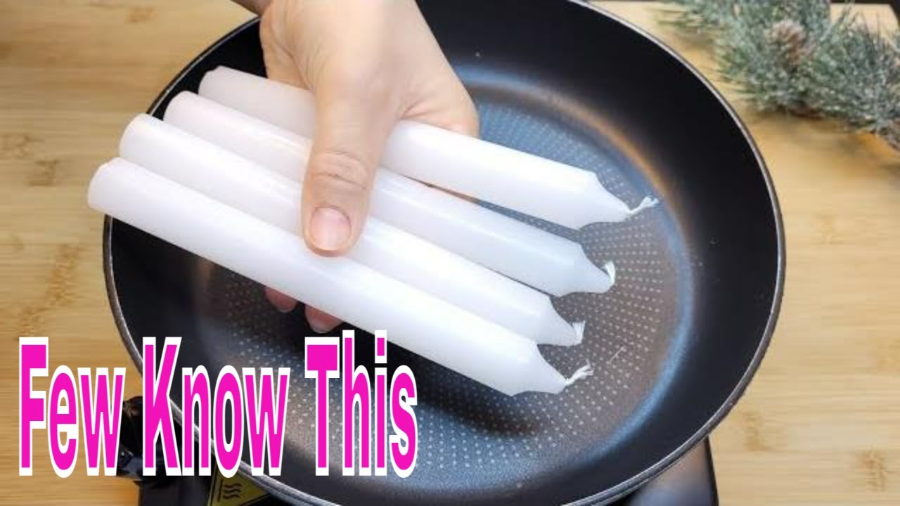 Place 4 Candles in Your Pan for 3 Minutes – The Result Will Surprise You!