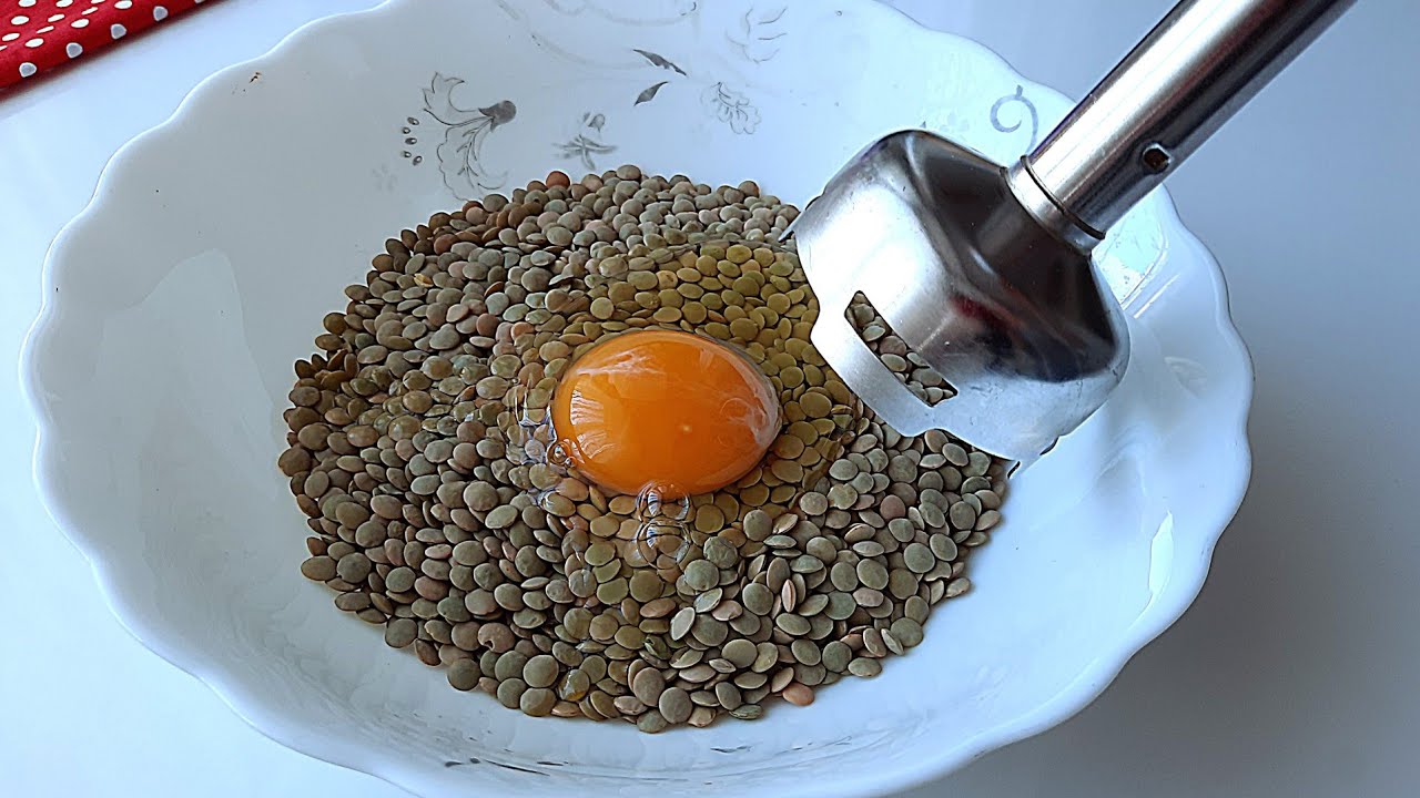 Green Lentils and Eggs: Mix It, and You Will Be Surprised by the Results! Ready in 5 Minutes!