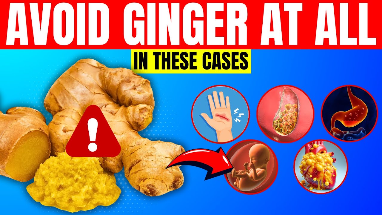 STOP! Don’t Eat Ginger If You Have THESE Health Problems (Health Risks Revealed)