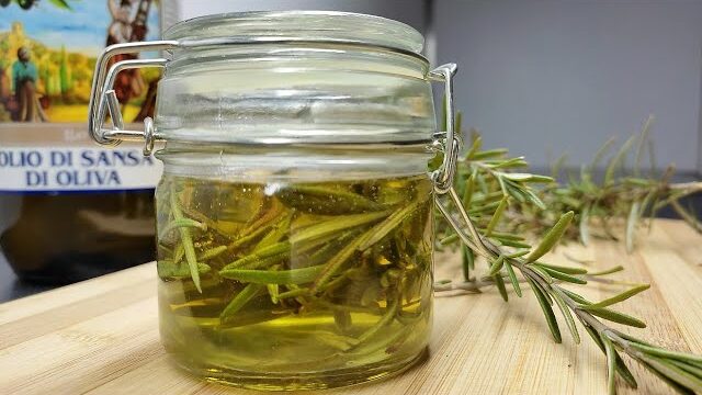 Natural Remedy for Varicose Veins: Rosemary and Oil Treatment