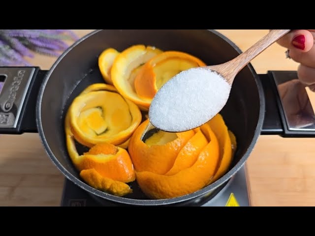 😱 Just Add Salt to Orange Peels and You Will Thank Me Forever!