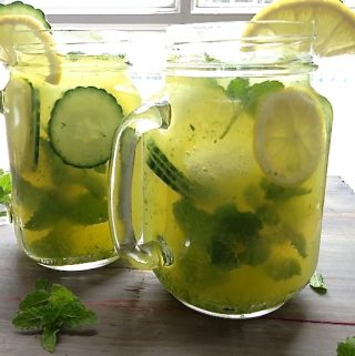 Homemade Cucumber Lemonade Recipe Using a Blender