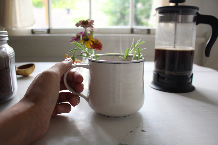 Revitalize Your Morning Coffee with a Sprig of Rosemary!