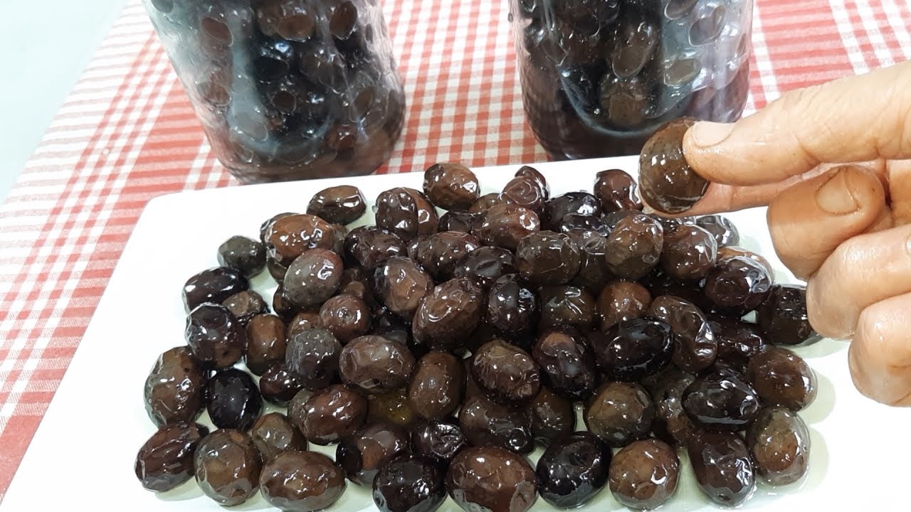 How to Dry Black Olives with Hot Water in Just 3 Days (No Need to Wait for Months!)